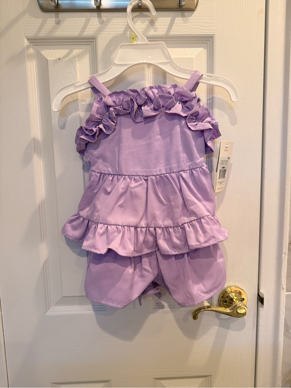 Habitual Lilac Ruffle One-Piece Romper